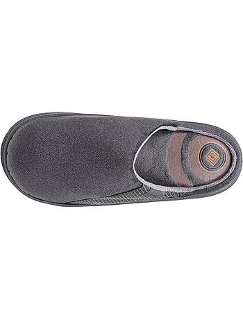 Chaussons mules suédine, semelle bloup XTRA confort homme Isotoner