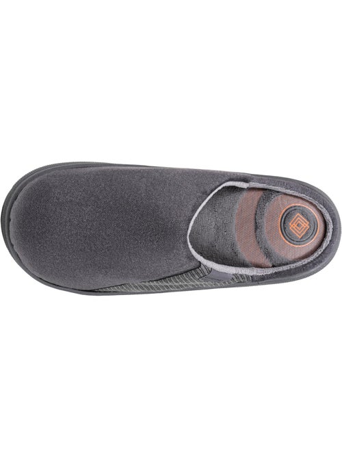 Chaussons mules velours ultra doux, semelle bloup XTRA homme Isotoner - Kiabi