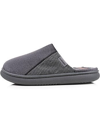 Chaussons mules suédine, semelle bloup xtra confort homme Isotoner
