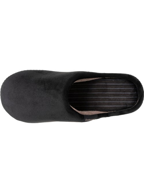 Chaussons mules velours ultra doux, semelle ergonomique homme Isotoner - Kiabi