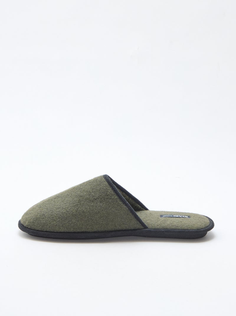 Chaussons mules Vert - Kiabi