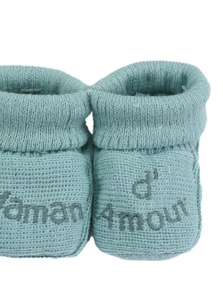 Chaussons naissance - Message Maman d'Amour