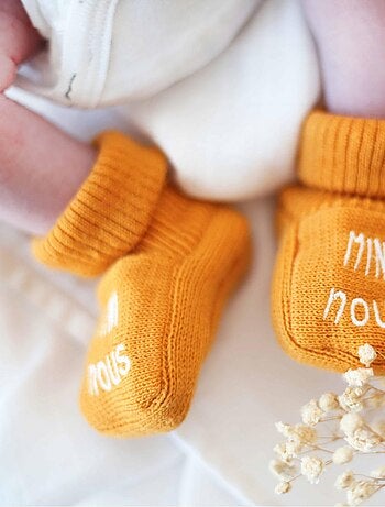 Chaussons naissance - Mini Nous