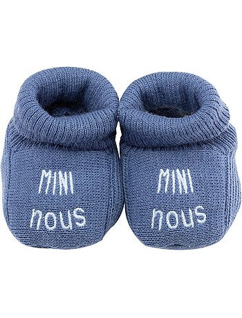 Chaussons naissance - mini nous