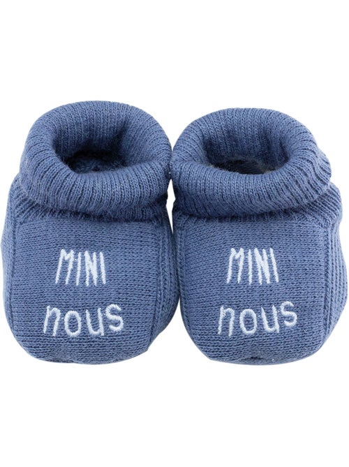 Chaussons naissance - mini nous - Kiabi Chaussons naissance - mini nous - Kiabi