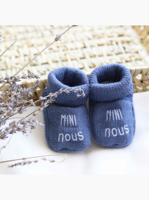 Chaussons naissance - mini nous - Kiabi Chaussons naissance - mini nous - Kiabi