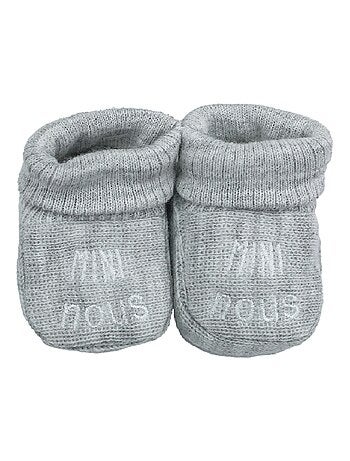 Chaussons naissance - Mini Nous