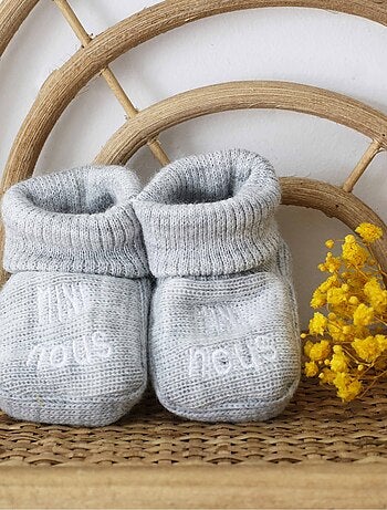 Chaussons naissance - Mini Nous