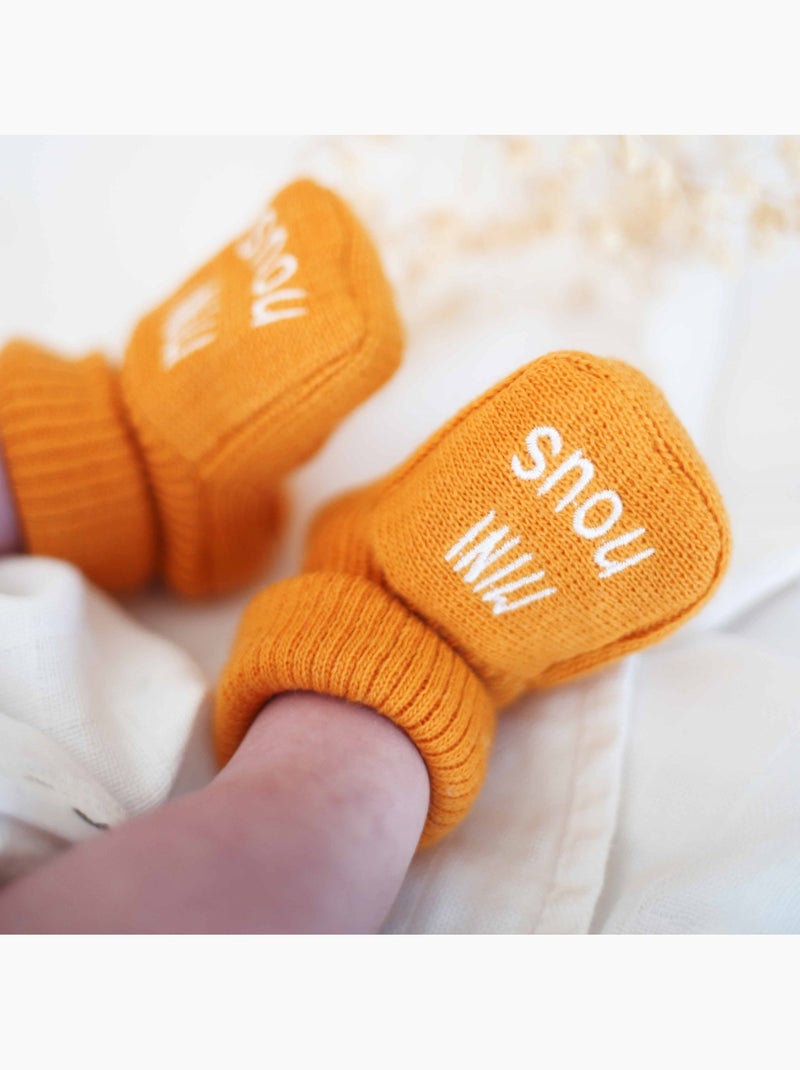 Chaussons naissance - mini nous Jaune or - Kiabi