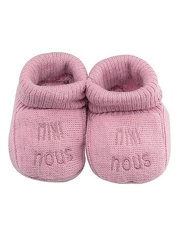 Chaussons naissance - Mini Nous