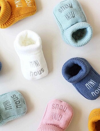 Chaussons naissance - Mini Nous