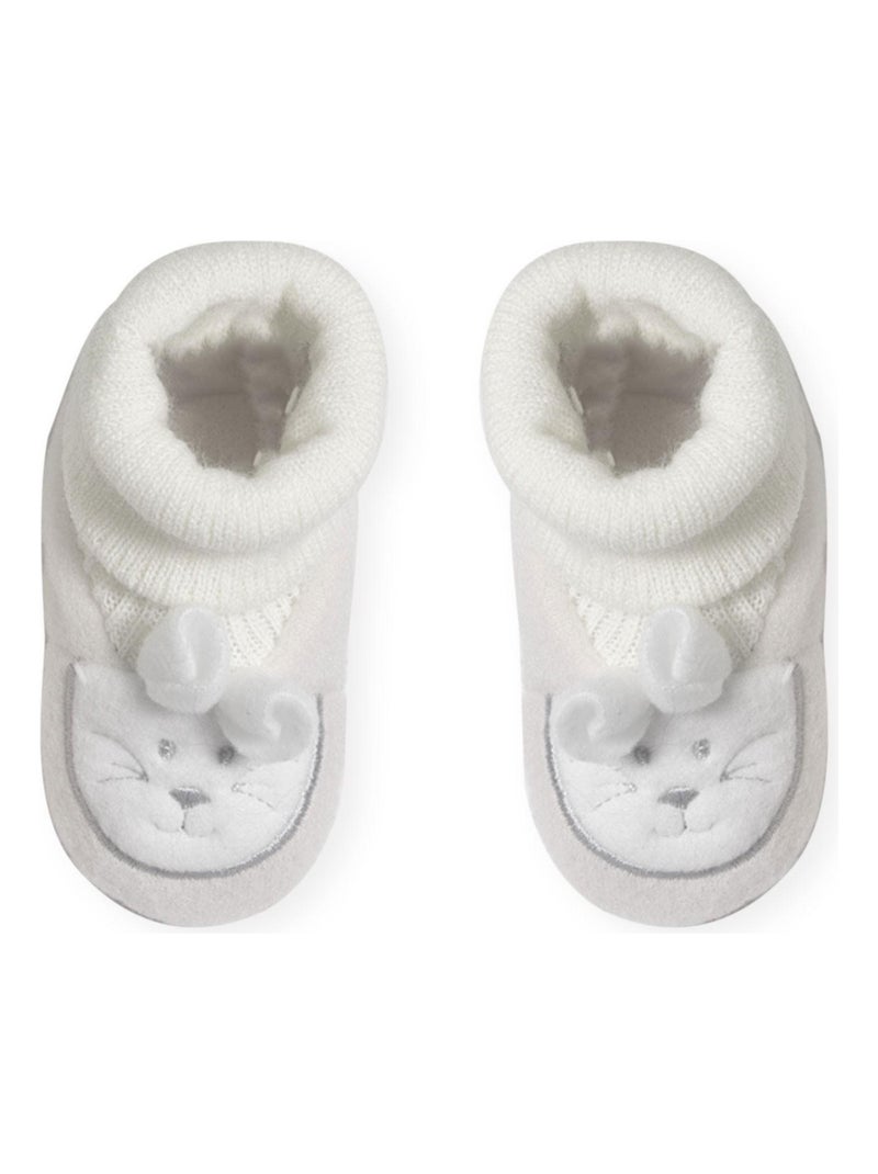 Chaussons naissance - petit Lapin Blanc - Kiabi