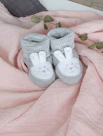 Chaussons naissance - petit Lapin