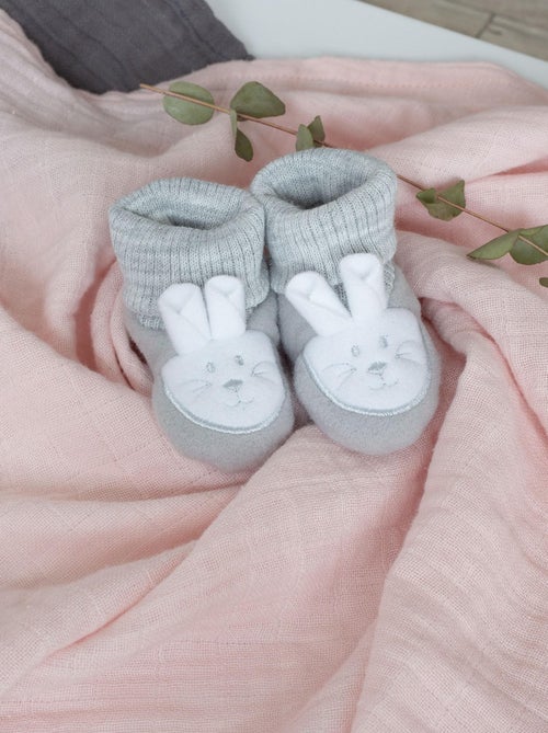 Chaussons Naissance - Petit Lapin - Kiabi