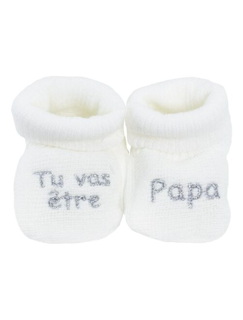 Chaussons naissance pour annoncer la grossesse - Kiabi