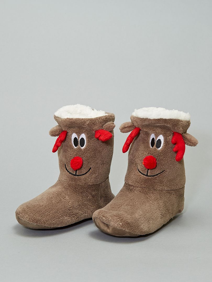 Chaussons Noël rennes Kiabi 8.00€