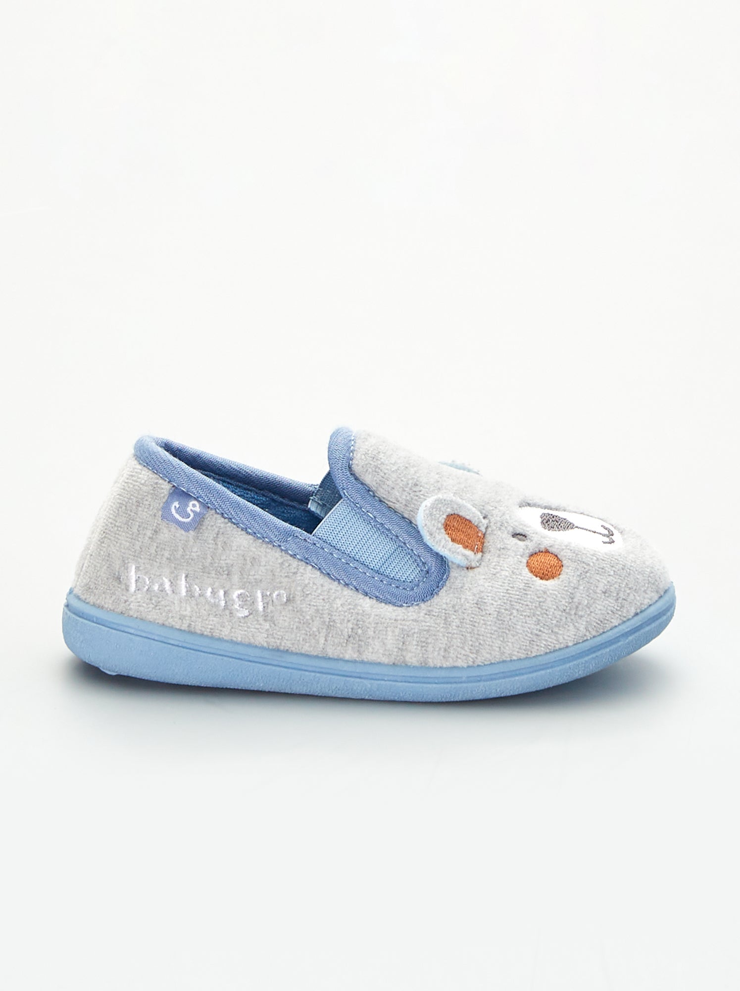 Chaussons Nanga Elliot 2.0 Bleu - 100% Coton Bio, Antidérapant, Taille 35 EU