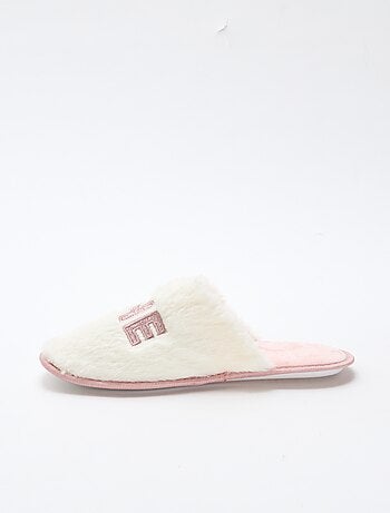 Chaussons pailletés 'the boss'