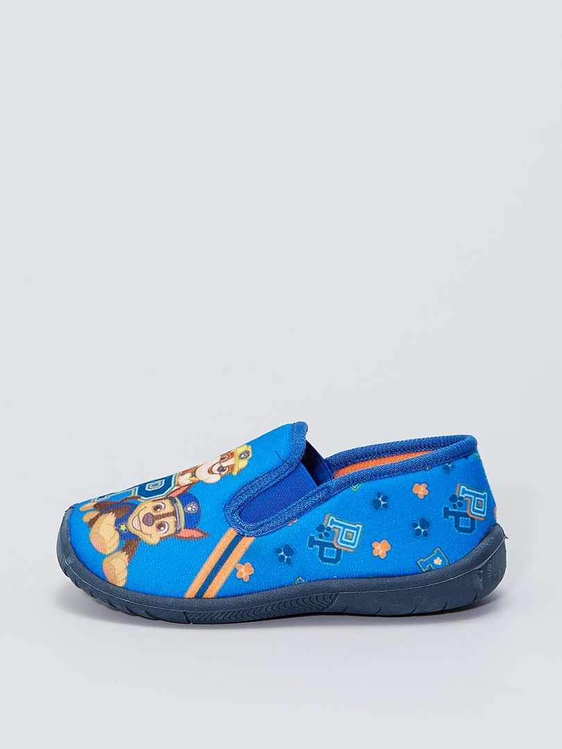 Chaussons Garçon Paw Patrol Semelle Rigide - Pointure 28, Bleu Marine
