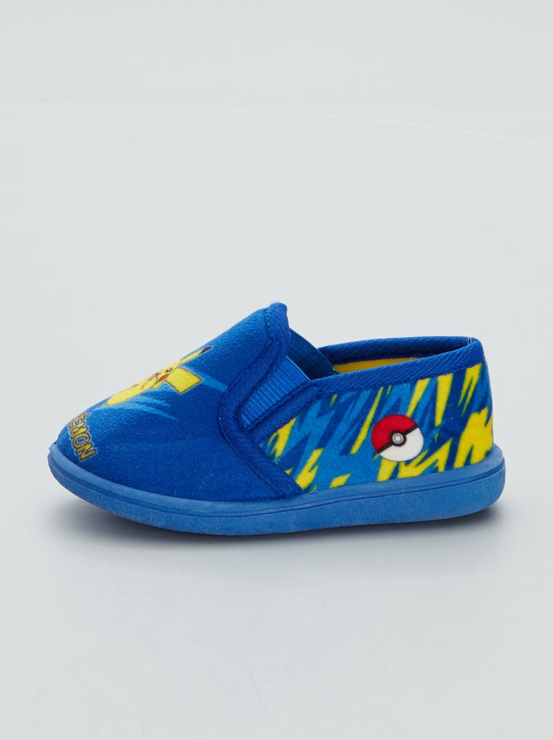 Chaussons 'Pikachu' 'Pokémon' bleu - Kiabi