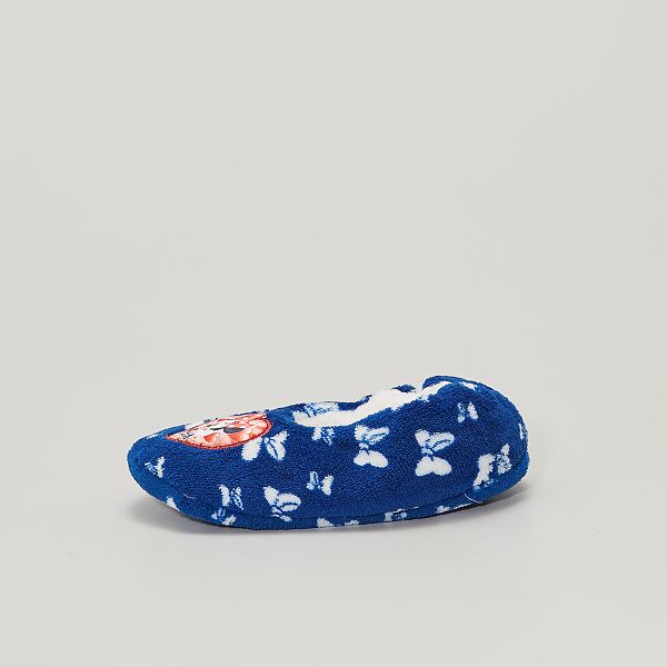 Chaussons Polaires Minnie Fille 3 12 Ans Bleu Kiabi 6 00