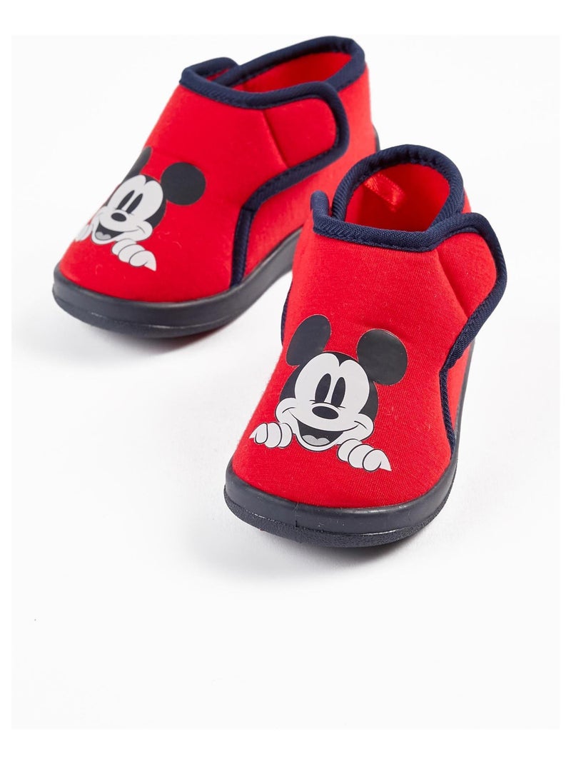 Chaussons pour bébé garçon 'Mickey Mouse'   MICKEY Rouge - Kiabi