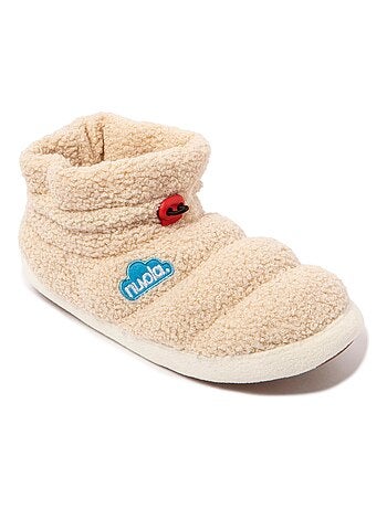 Chaussons pour femme Nuvola avec semelle en gomme.