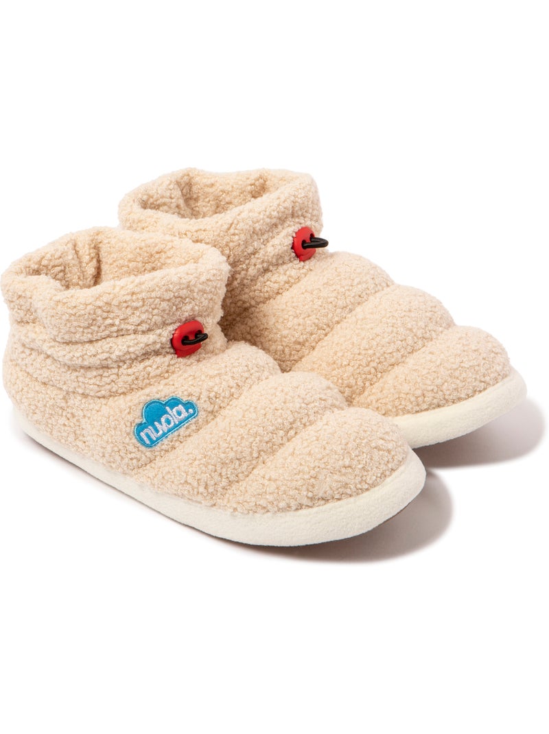 Chaussons pour femme Nuvola avec semelle en gomme. Beige - Kiabi