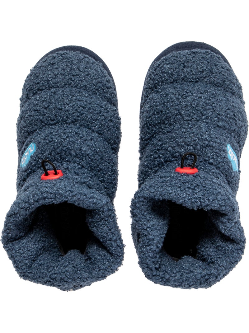 Chaussons pour femme Nuvola avec semelle en gomme. Bleu marine - Kiabi