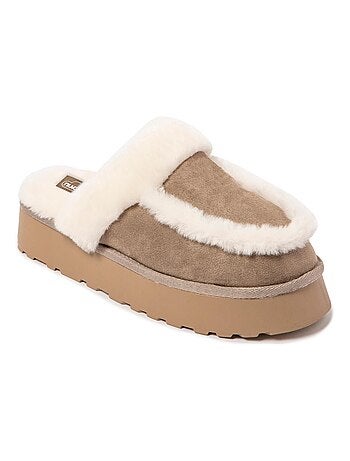 Chaussons pour femme Nuvola avec semelle en gomme.