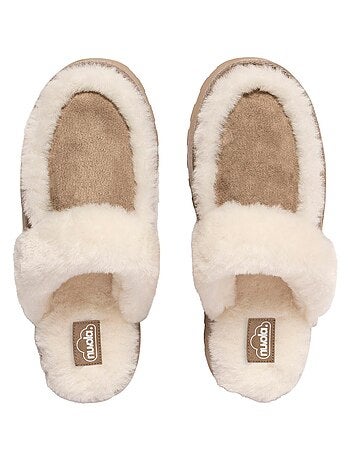 Chaussons pour femme Nuvola avec semelle en gomme.
