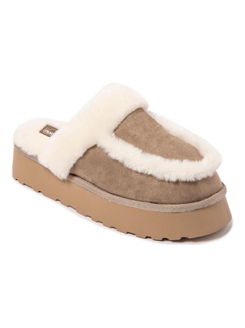 Chaussons pour femme Nuvola avec semelle en gomme. - Kiabi