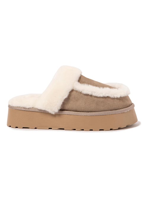 Chaussons pour femme Nuvola avec semelle en gomme. - Kiabi