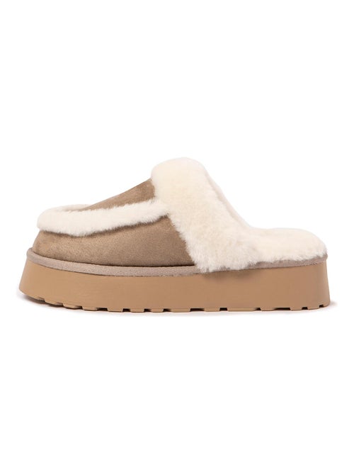 Chaussons pour femme Nuvola avec semelle en gomme. - Kiabi