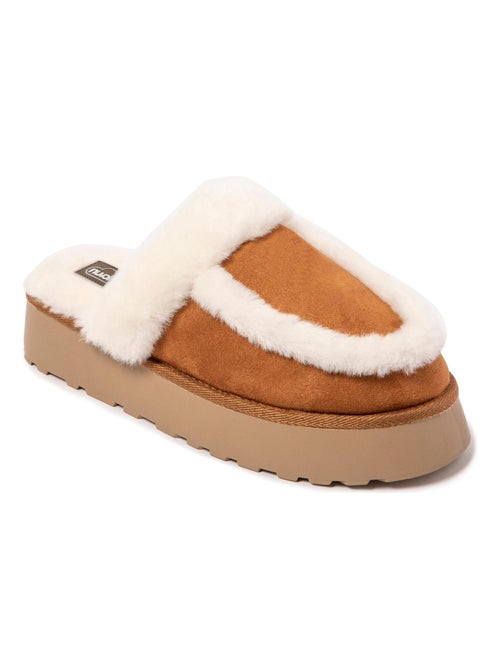 Chaussons pour femme Nuvola avec semelle en gomme. - Kiabi