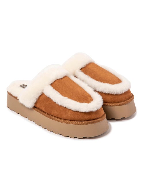 Chaussons pour femme Nuvola avec semelle en gomme. - Kiabi