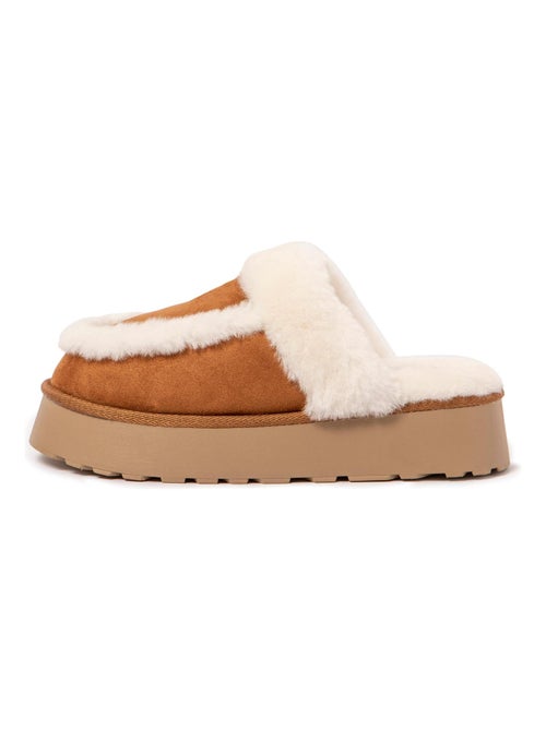 Chaussons pour femme Nuvola avec semelle en gomme. - Kiabi