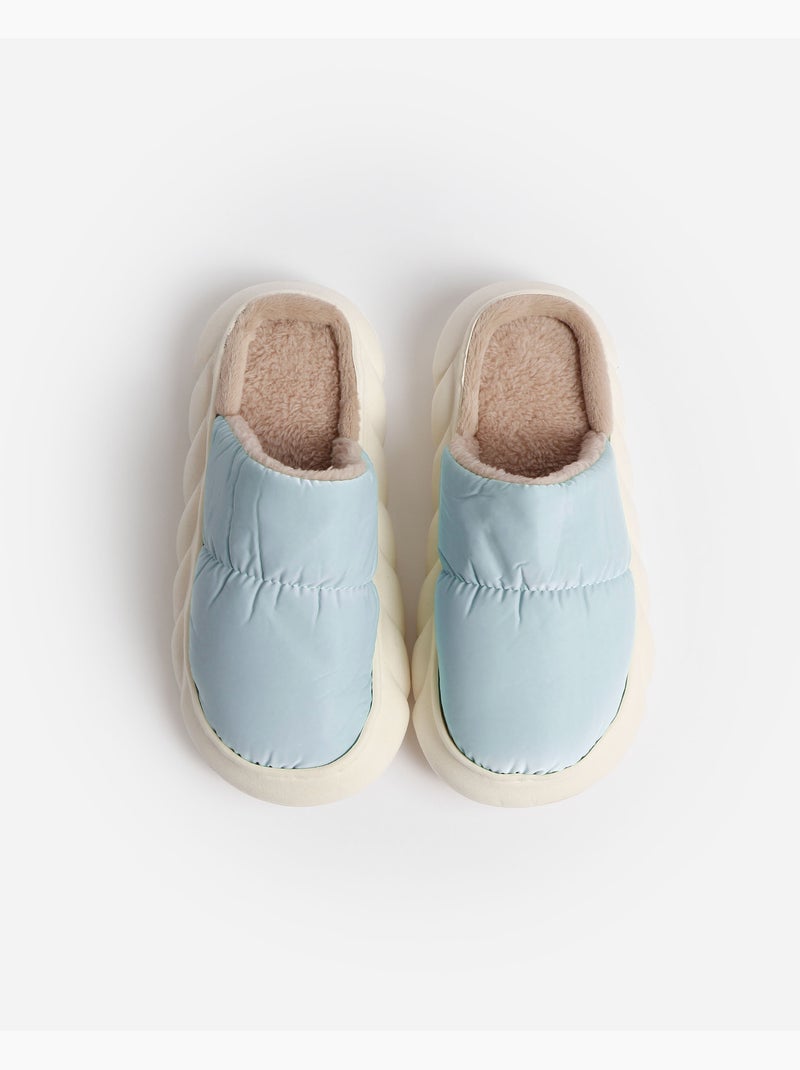 Chaussons rembourrés pour femmes ADMAS Bleu - Kiabi
