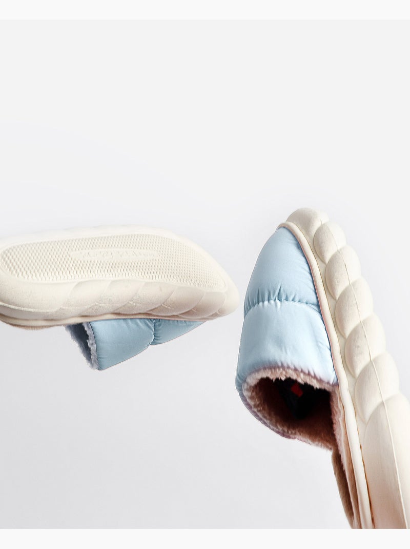 Chaussons rembourrés pour femmes ADMAS Bleu - Kiabi