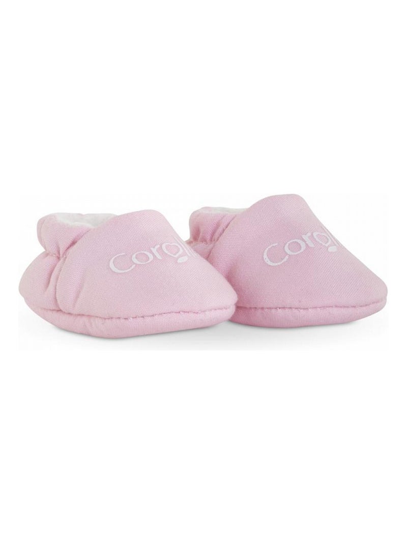 Chaussons roses pour poupon 30 cm N/A - Kiabi
