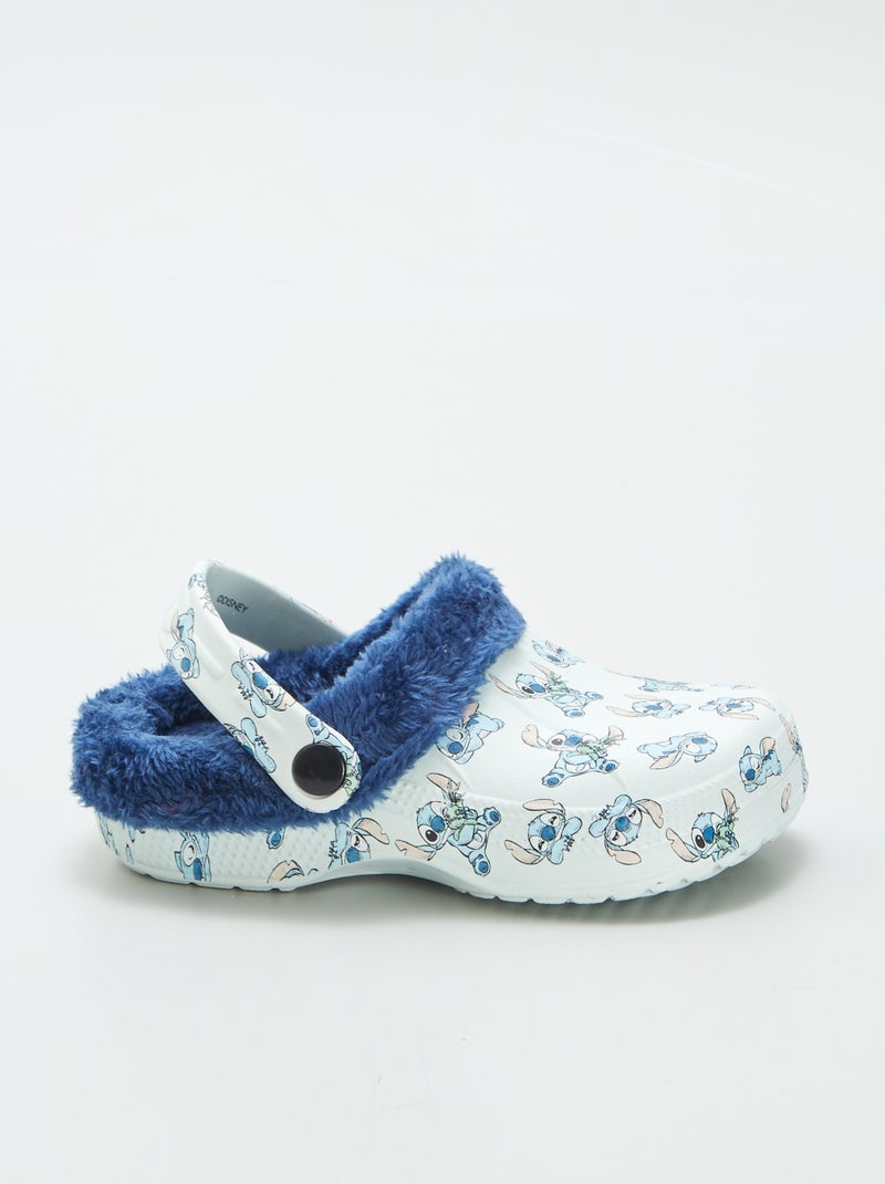 Chaussons sabot 'Stitch' bleu - Kiabi