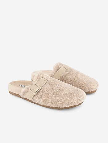 Chaussons sabots fourrés
