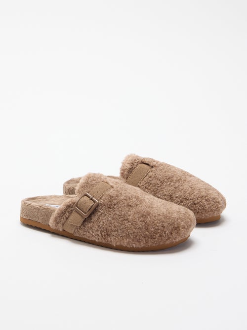 Chaussons sabots fourrés - Kiabi Chaussons sabots fourrés - Kiabi