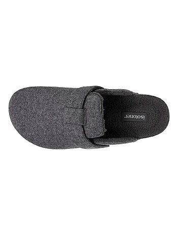 Chaussons sabots semelle à mémoire de forme homme Isotoner