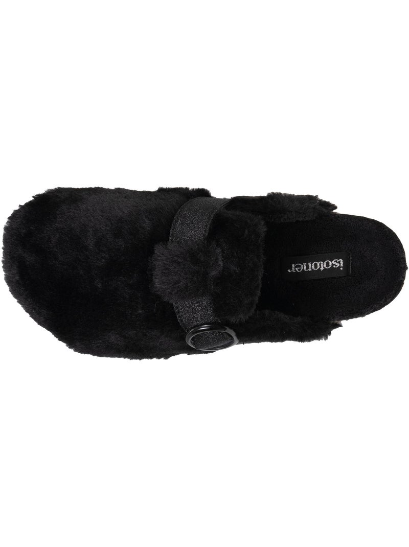 Chaussons sabots semelle anatomique confort femme Noir Marron - Kiabi