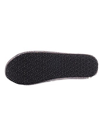 Chaussons sandales en jersey et semelle à picots femme isotoner
