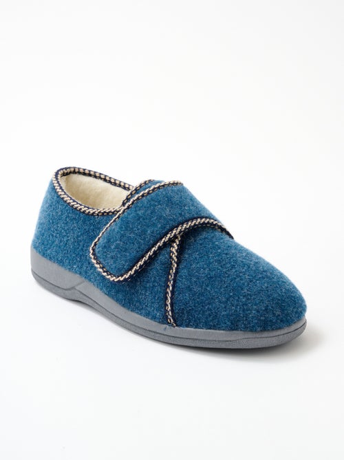 Chaussons scratchés largeur confort fourrés - afibel - Kiabi Chaussons scratchés largeur confort fourrés - afibel - Kiabi