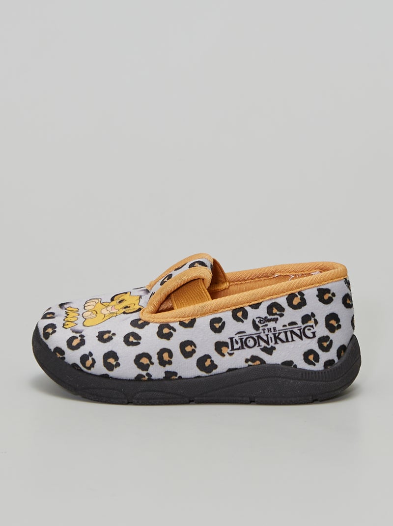 Chaussons 'Simba' gris - Kiabi