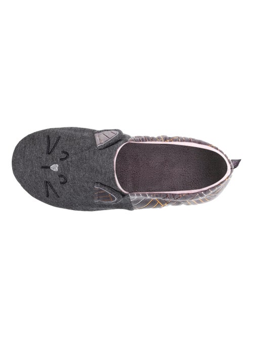 Chaussons slippers en jersey et semelle à picots femme Isotoner - Kiabi