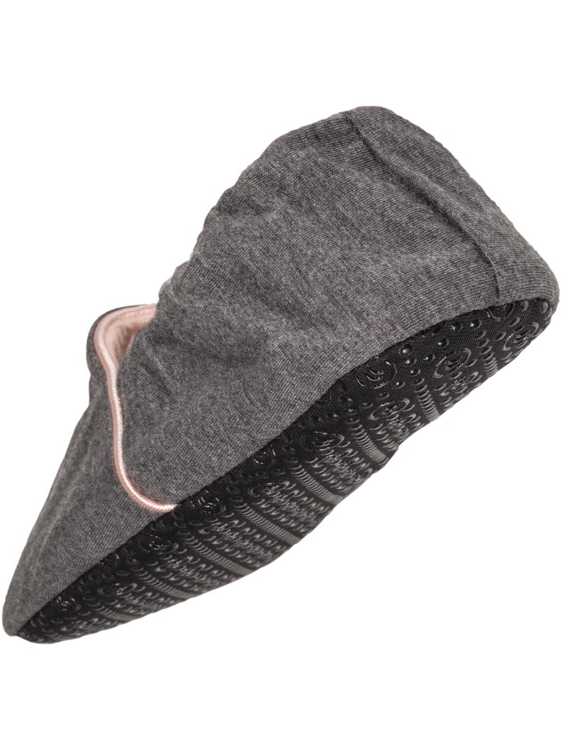 Chaussons slippers  femme Isotoner Gris chiné - Kiabi